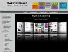 Tablet Screenshot of bokstavhuset.no